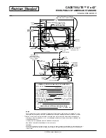 Preview for 2 page of American Standard Cadet Elite 2772EC Features & Dimensions