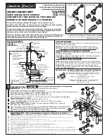 American Standard Cadet Three-Handle Bath/Shower 3375 Installation Instructions предпросмотр