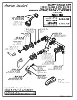 Предварительный просмотр 4 страницы American Standard Cadet Three-Handle Bath/Shower 3375 Installation Instructions