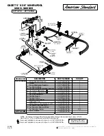 Preview for 1 page of American Standard Cadet Whirlpool 2771.018H Parts List