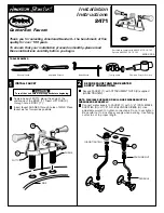 Предварительный просмотр 1 страницы American Standard CenterSet 2471 Installation Instructions