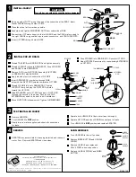 Предварительный просмотр 2 страницы American Standard Centerset Lavatory Faucet M968120 Installation Instructions