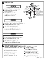 Предварительный просмотр 2 страницы American Standard Ceramix Centerset Lavatory Faucet 2000.110 Installation Instructions