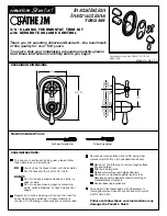 American Standard Ceratherm T050.541 Installation Instructions Manual предпросмотр