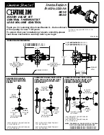 Preview for 4 page of American Standard CERATHERM T050110 Installation Instructions Manual