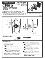 Предварительный просмотр 1 страницы American Standard Ceratherm T203.730 Installation Instructions