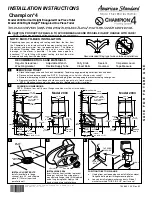 Предварительный просмотр 1 страницы American Standard CHAMPION 4 2004 Installation Instructions