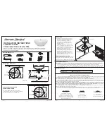 Предварительный просмотр 1 страницы American Standard CHINA VESSEL ABOVE-COUNTER 960 Installation Instructions