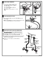 Предварительный просмотр 3 страницы American Standard Claridge Centerset Lavatory Faucet 6054.XXX Installation Instructions Manual