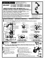 American Standard Colony 1371 SERIES Installation Instructions предпросмотр