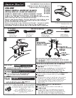 Предварительный просмотр 1 страницы American Standard Colony 2175.200 Installation Instructions