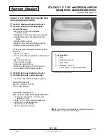 Preview for 1 page of American Standard Colony 2740.102 Specifications