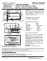 Preview for 1 page of American Standard Colony 2740 Series Installation Instructions