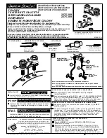 Preview for 1 page of American Standard Colony Centerset Faucets 2275.309 Installation Instructions Manual