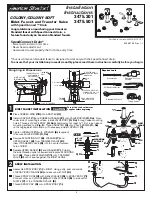 Предварительный просмотр 1 страницы American Standard Colony/Colony Soft 3475.301 Installation Instructions Manual