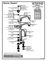 Предварительный просмотр 3 страницы American Standard Colony/Colony Soft Bar/Pantry Faucets 2475 Series Installation Instructions