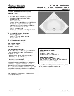 American Standard Colony Corner 1730.002 Specifications preview