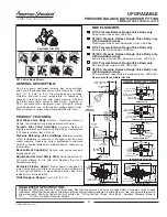 Предварительный просмотр 3 страницы American Standard Colony Pressure Balance Bath/Shower Fitting T372.128 Specification Sheet