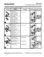 Предварительный просмотр 5 страницы American Standard Colony Pressure Balance Bath/Shower Fitting T372.128 Specification Sheet