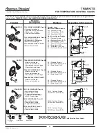 Предварительный просмотр 6 страницы American Standard Colony Pressure Balance Bath/Shower Fitting T372.128 Specification Sheet