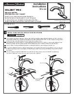 American Standard COLONY PRO 7074.100 Installation Instructions Manual предпросмотр