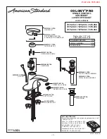 Предварительный просмотр 5 страницы American Standard Colony PRO 7075.000 Installation Instructions Manual