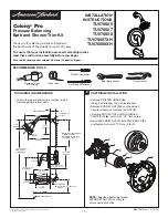 American Standard Colony pro Series Installation Instructions предпросмотр