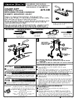 Предварительный просмотр 1 страницы American Standard Colony Soft 2275.509 Installation Instructions