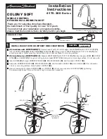 Предварительный просмотр 1 страницы American Standard COLONY SOFT 4175.300 Series Installation Instructions