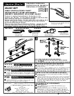 Предварительный просмотр 1 страницы American Standard COLONY SOFT 4175.500 Installation Instructions