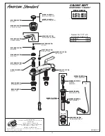 American Standard Colony Soft M968877 Parts List предпросмотр