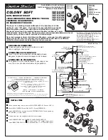 American Standard Colony Soft T675.500 Installation Instructions предпросмотр