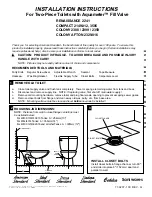 American Standard COMPACT 3505 Installation Instructions предпросмотр