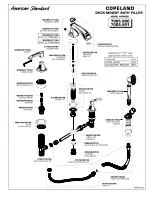 Preview for 4 page of American Standard Copeland Deck-Mount Bath Filler 7005.900 Installation Instructions