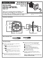 American Standard Copeland T005.730 Installation Instructions Manual preview