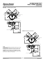 Preview for 2 page of American Standard Corner Minette 0451.001 Specification Sheet