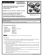 Preview for 5 page of American Standard Culinaire 18" Island Bowl 7507.103 Installation Instructions Manual