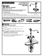 American Standard Culinaire Bar/Pantry Faucet 4233.400 Installation Instructions предпросмотр