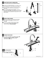 Preview for 2 page of American Standard Culinaire Single Control Kitchen Faucet with Hi-Flow Spout 4147.001 Installation Instructions