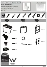 Preview for 1 page of American Standard Cygnet Hygiene Rim Over-height Round 1810107 Installation Manual