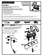 Предварительный просмотр 1 страницы American Standard Dazzle 6028.201 Installation Instructions Manual