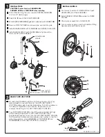 Preview for 2 page of American Standard DAZZLE T028.50X Installation Instructions