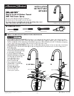 Preview for 1 page of American Standard DELANCEY 4279.300 Installation Instructions