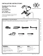 Предварительный просмотр 1 страницы American Standard DXV D35107954 Installation Instructions Manual