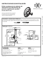 Preview for 9 page of American Standard DXV Landfair D35107.640 Installation Instructions Manual