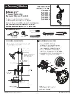 American Standard Edgemere TU018500 Installation Instructions preview