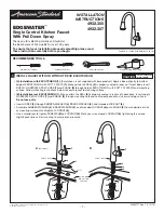 Preview for 1 page of American Standard EDGEWATER 4932.300 Installation Instructions