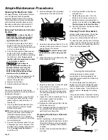 Preview for 4 page of American Standard Electronic Air Cleaner Use And Care Manual