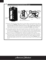 Предварительный просмотр 20 страницы American Standard Elevate 2947SWT36 Owner'S Manual