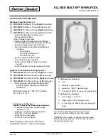 Preview for 1 page of American Standard Ellisse Built-In 2703.118W Specification Sheet